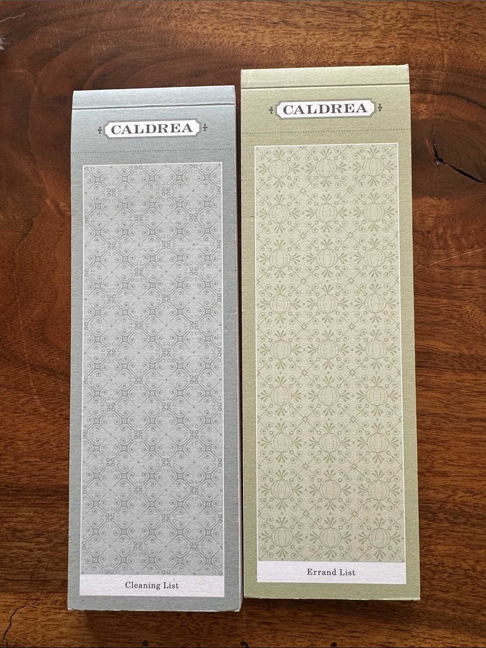 Caldrea Cleaning and Errand Lists